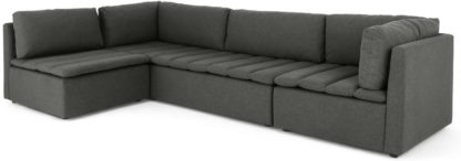 An Image of Mitchel Modular Corner Sofa, Marl Grey