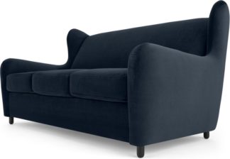 An Image of Rubens Sofabed, Sapphire Blue Velvet