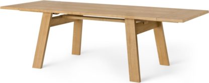 c1302a43b0c09cfc8748325a505f785fd3c32c60847848e45c82505f535c5f06.jpg An Image of Cortez 6-10 Seat Extending Dining Table, Ash
