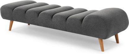 An Image of Caterpillar Day Bed, Marl Grey