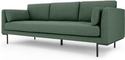 An Image of Harlow 3 Seater Sofa, Darby Green