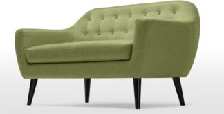 An Image of Ritchie 2 Seater Sofa, Lime Green