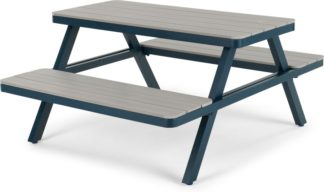 An Image of Thada Garden Pic Nic Table, Polywood and Dark Blue
