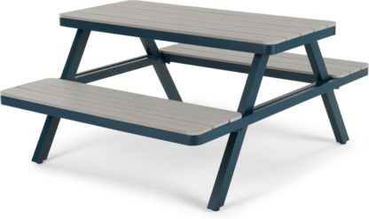 c55bd0085bd594e24f8253267de1d126a55e53d26fa30460e3ed2373dcd3c70b.jpg An Image of Thada Garden Pic Nic Table, Polywood and Dark Blue
