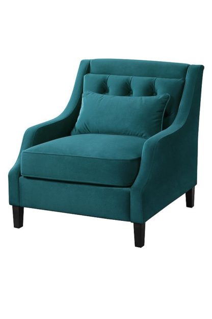 An Image of Zeno Armchair Opulence Teal