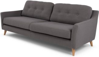 An Image of Rufus 3 Seater Sofa, Rhino Grey