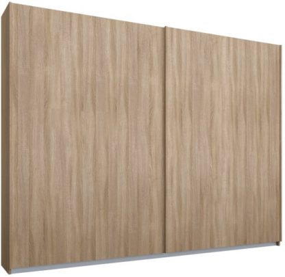 c982671186debd280defca0680a19a01fcf96699cdcf12a5536fb667d0070e1b.jpg An Image of Malix 2 door 225cm Sliding Wardrobe, Oak frame,Oak doors, Standard Interior