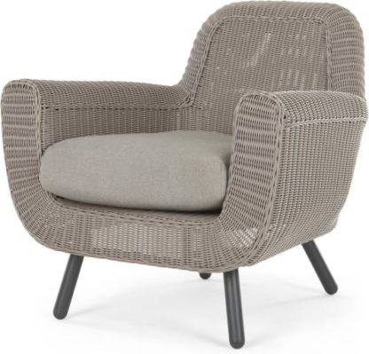 An Image of Jonah Garden Armchair, Light Grey