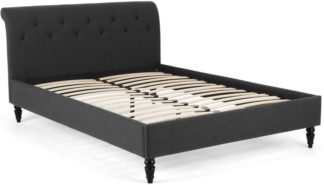 An Image of Linnell Double Bed, Gainsboro Grey