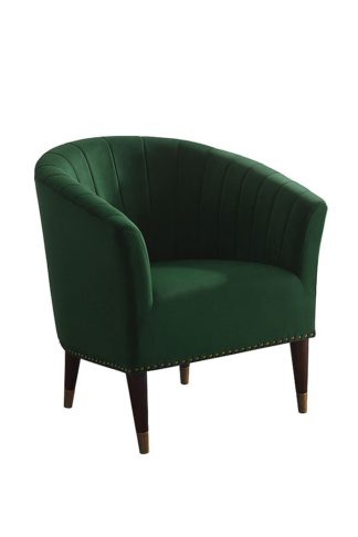 An Image of Bellini Armchair Bottle Green Velvet