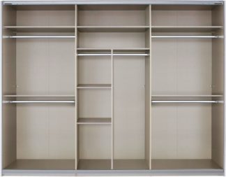 An Image of Malix 270cm Sliding Wardrobe Classic Interior Package