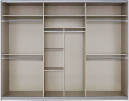 An Image of Malix 270cm Sliding Wardrobe Classic Interior Package