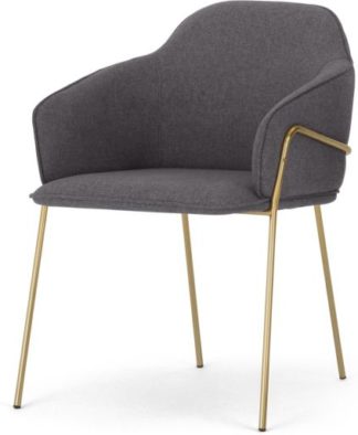 An Image of Stanley Frame Carver Dining chair, Nimbus Grey