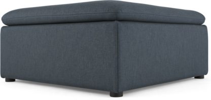 An Image of Victor Modular Sofa Ottoman, Lido Blue