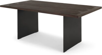 An Image of Phantom 8 Seat Dining Table, Wood and Metal