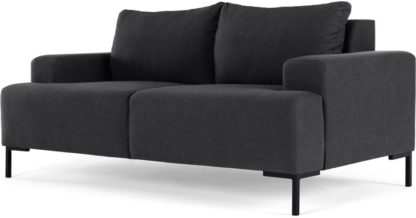 An Image of MADE Essentials Oskar 2 Seater Sofa, Sterling Grey