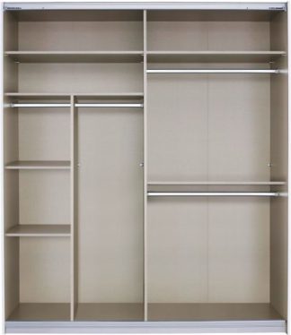 An Image of Malix 181cm Sliding Wardrobe Classic Interior Package