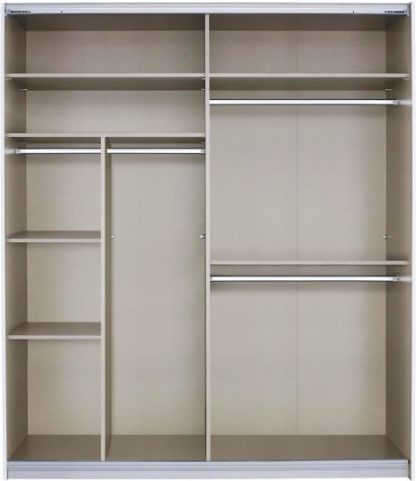d00a36fab7b3c3ca8dfbf169b68fb763d4863ca4598b2b9f17acc7c8321100b2.jpg An Image of Malix 181cm Sliding Wardrobe Classic Interior Package