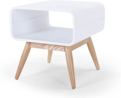 An Image of Esme Side Table, Ash and White