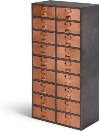 An Image of Stow Tall Storage Unit, Copper