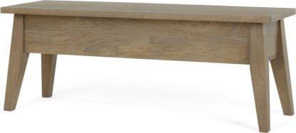 An Image of Fawn Storage Bench, Mango Wood