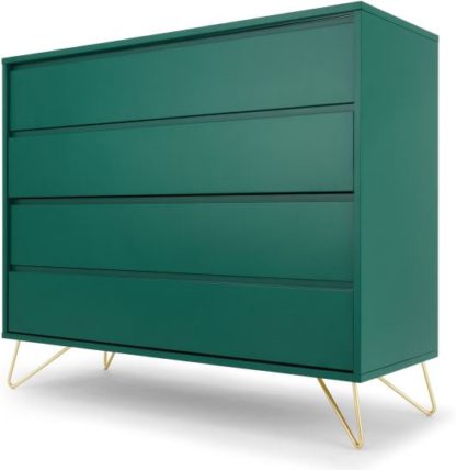 An Image of Elona Chest Of Drawers, Racing Green