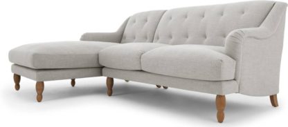 An Image of Ariana Left Hand Facing Chaise End Corner Sofa, Chic Grey