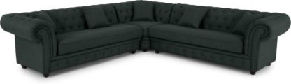 An Image of Branagh Corner Sofa, Anthracite Grey