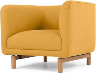 An Image of Becca Armchair, Yolk Yellow