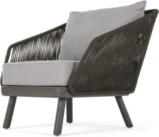 An Image of Alif Garden Armchair, Grey Acacia