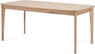 An Image of Monty 6 Seat Dining Table, Oak
