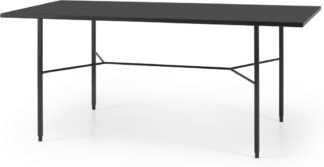 An Image of Solomon up to 8 Seat Dining table, Black