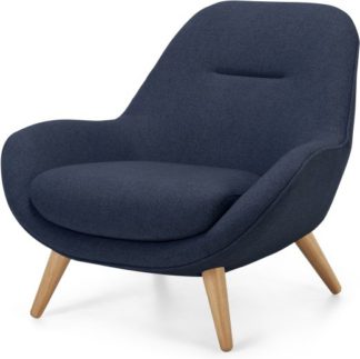 An Image of Karmello Accent Armchair, Flavio Blue