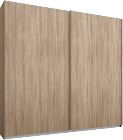 An Image of Malix 2 door 181cm Sliding Wardrobe, Oak frame,Oak doors , Classic Interior