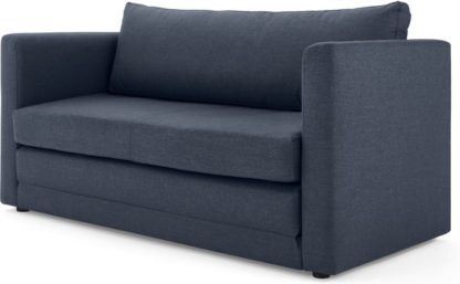 An Image of MADE Essentials Eli Sofa Bed, Quartz Blue