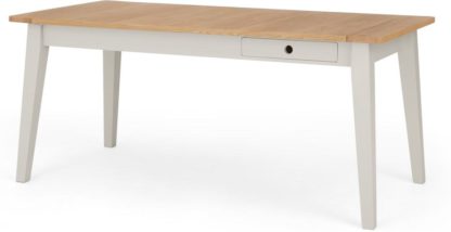 An Image of Ralph 6-8 Seat Extending Dining Table, Mushroom Grey