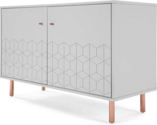 An Image of Hedra Sideboard, Grey and Copper