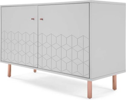 An Image of Hedra Sideboard, Grey and Copper