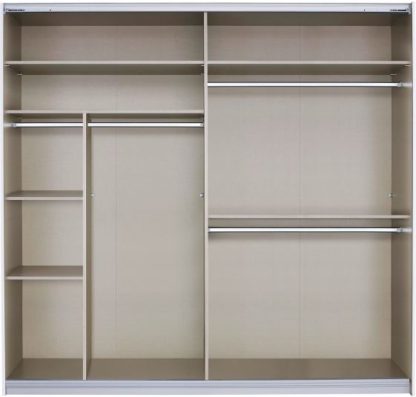 An Image of Malix 225cm Sliding Wardrobe Classic Interior Package