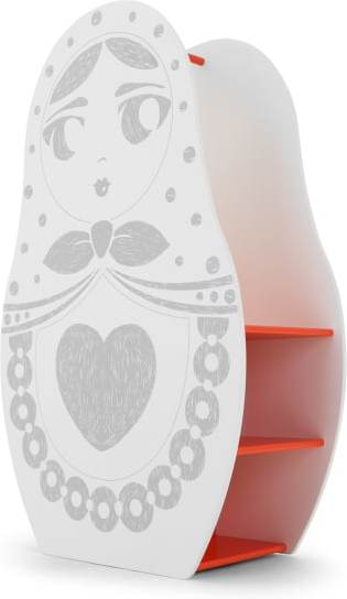 An Image of Matryoshka Wardrobe, White