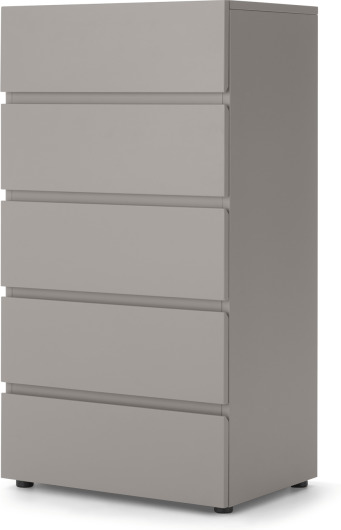 An Image of Senisa Tall Chest Of Drawers, Grey