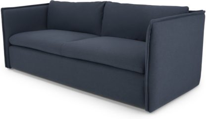 An Image of MADE Essentials Paven 3 Seater Sofa, Mina Blue