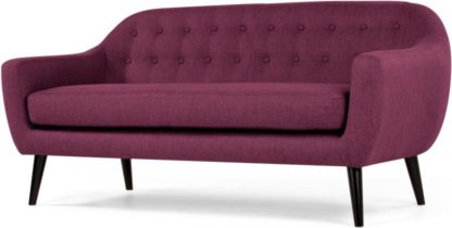 f9dfd8227f125565c5cf52de540cd748717a46352dce3833229f87ce2fcd2707.jpg An Image of Ritchie 3 Seater Sofa, Plum Purple