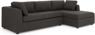 An Image of Mogen Right Hand Facing Chaise End Sofa Bed, Oyster Grey
