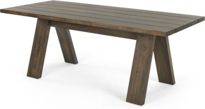 An Image of Telmo Garden Large Dining Table, Acacia