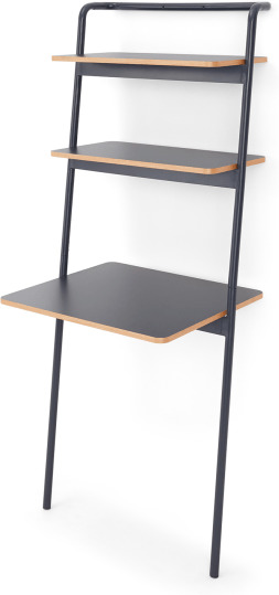 An Image of Made Essentials Mino Leaning Desk, Grey