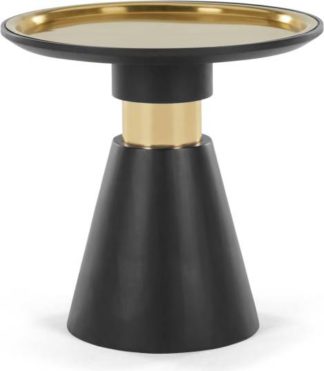 An Image of Bimba Side Table, Black and Brass