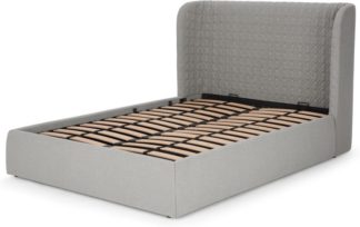 An Image of Tandy King Size Ottoman Storage Bed, Cool Grey