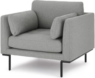 An Image of Harlow Armchair, Mountain Grey