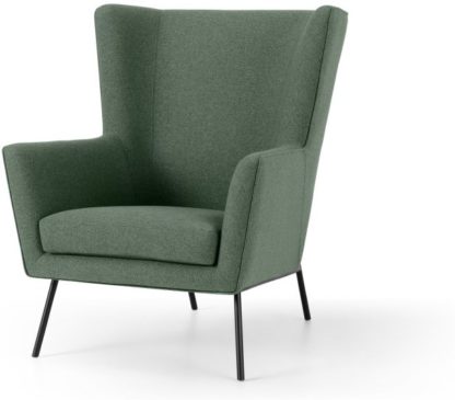 An Image of Egan Accent Armchair, Darby Green